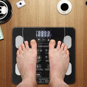 Weight scale black